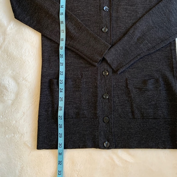 Holagen Dark Gray Long Cardigan S ⭐️Any 3 $10 items bundled $20-l0%=3@$18!💥 - Picture 5 of 9